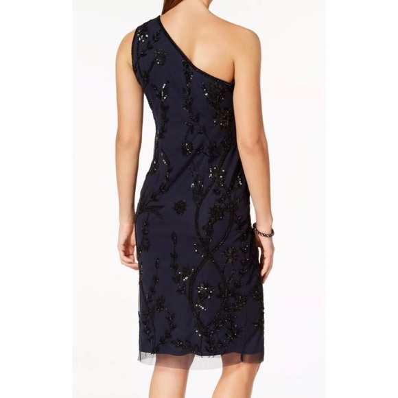Adrianna Papell Womens Printed Mini Dress
